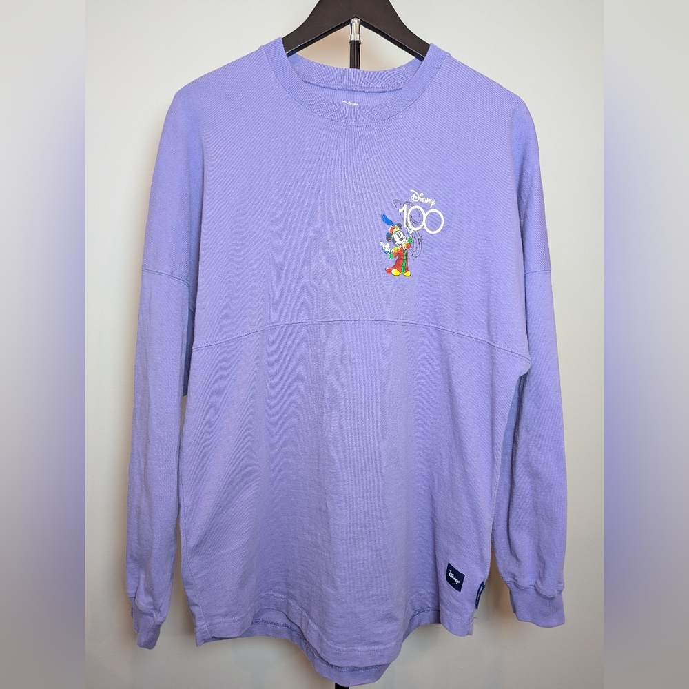 Disney Parks Women's Size S Disneyland 100th Anniversary Purple Spirit Jersey